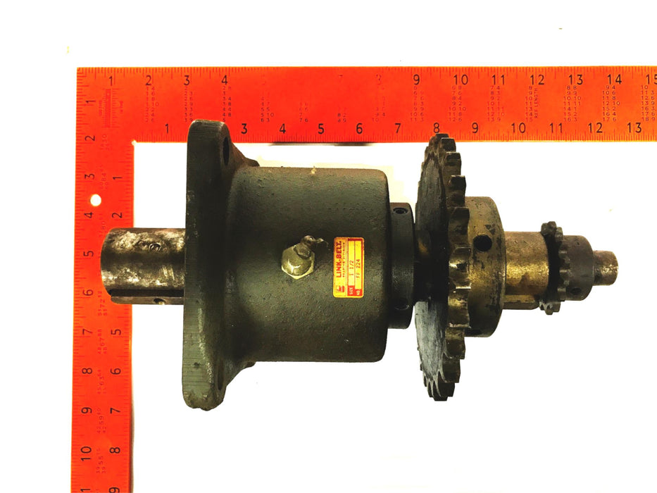 LInk-Belt Flange Bearing/Gear Assembly(2) FF224-1-1/2 USED