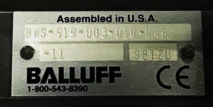 Balluff 3-Position Mechanical Limit Switch BNS-519-B03-D10-046-11 NOS