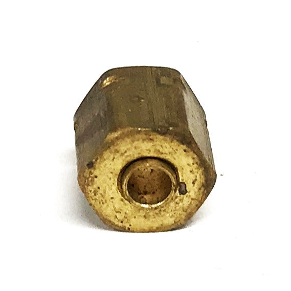 Unbranded Brass Compression Tubing Hex Nut [Lot of 110] NOS