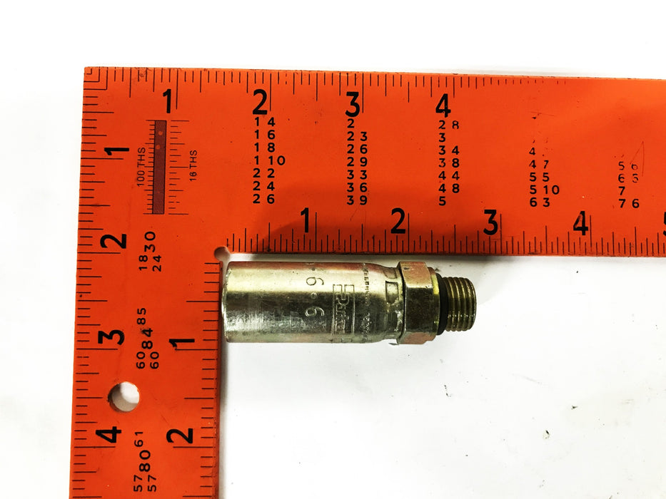 Parker 3/8 inch Series 55 Parflex Hose Fitting 10555-6-6 NOS