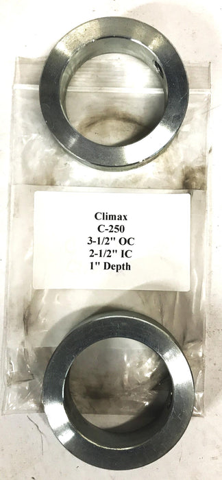 Climax 2-1/2 inch Set Screw Collar C-250 [Lot of 2] NOS