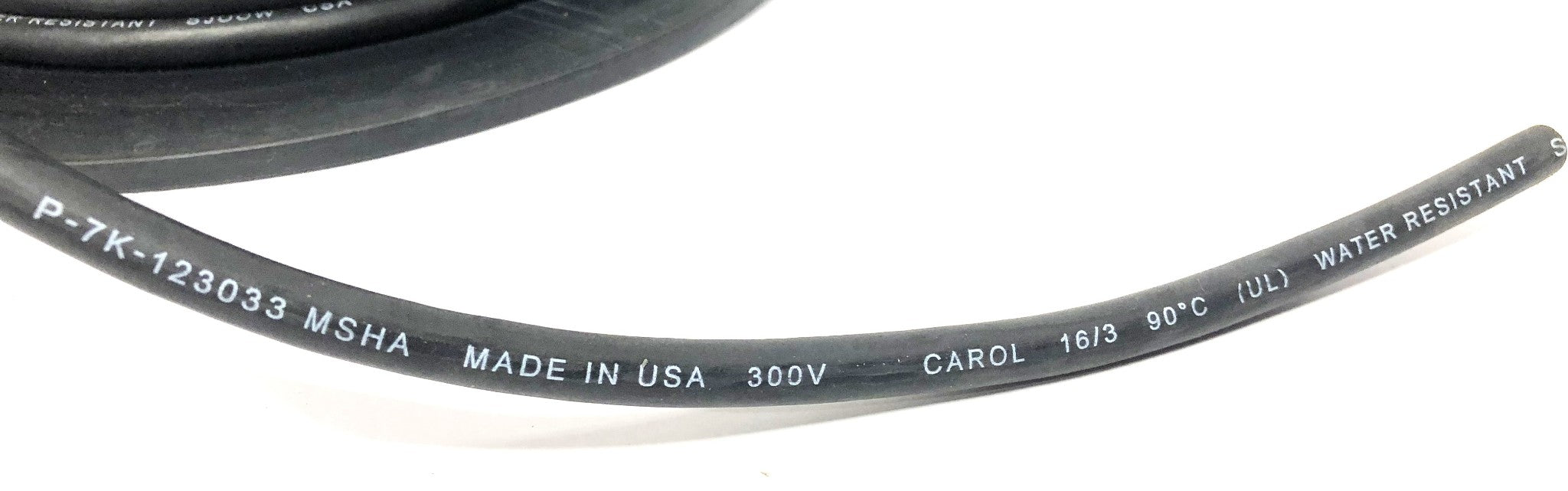 Carol 250FT 3 Conductor 16AWG Unshielded 600V 90C SJ00W 1/2 Spool 01342.15.01NOS