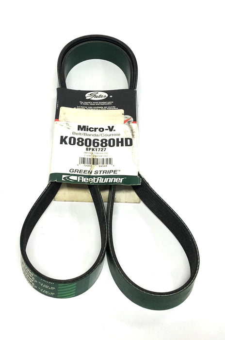 Gates FleetRunner Micro-V Green Stripe Drive Belt K080680HD (8PK1727) NOS