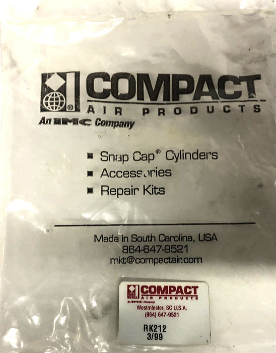 Compact Air Products Repair Kit RK212 3/99 NOS