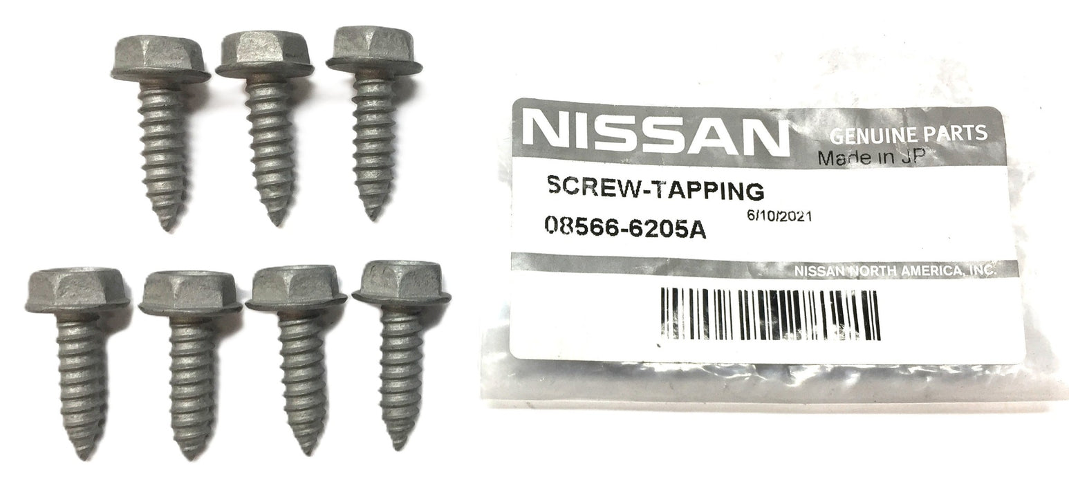 Nissan Tapping Screw 08566-6205A [Lot of 7] NOS