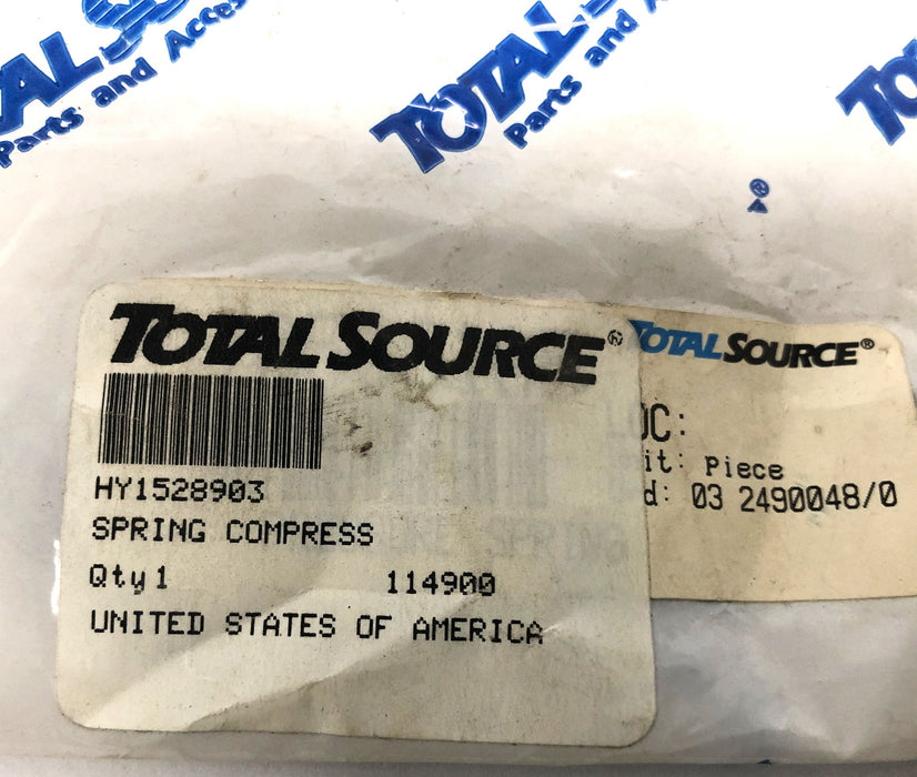 Total Source Compression Spring For Hyster Forklift HY1528903 NOS