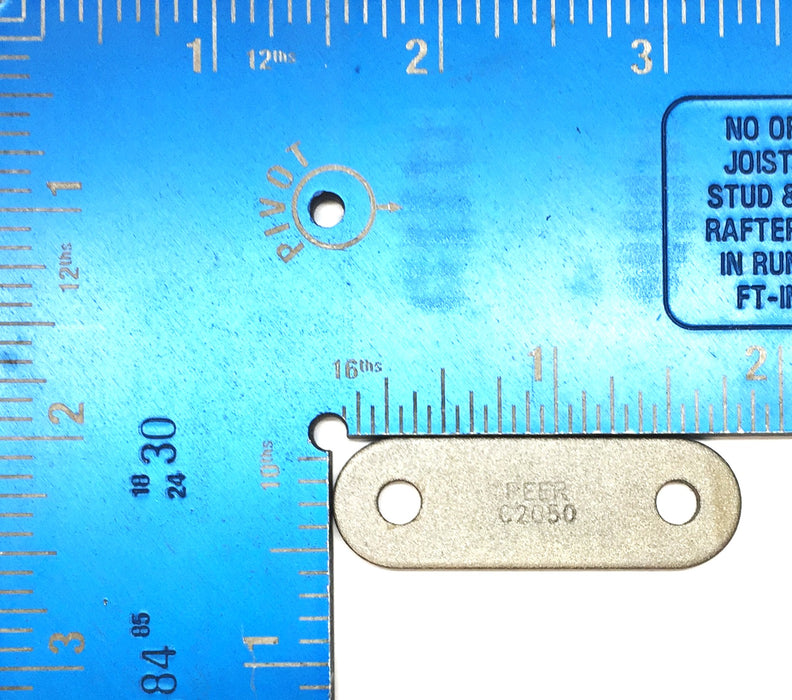 Peer Chain Zinc Plated Roller Chain Plate C2050 [Lot of 10] NOS