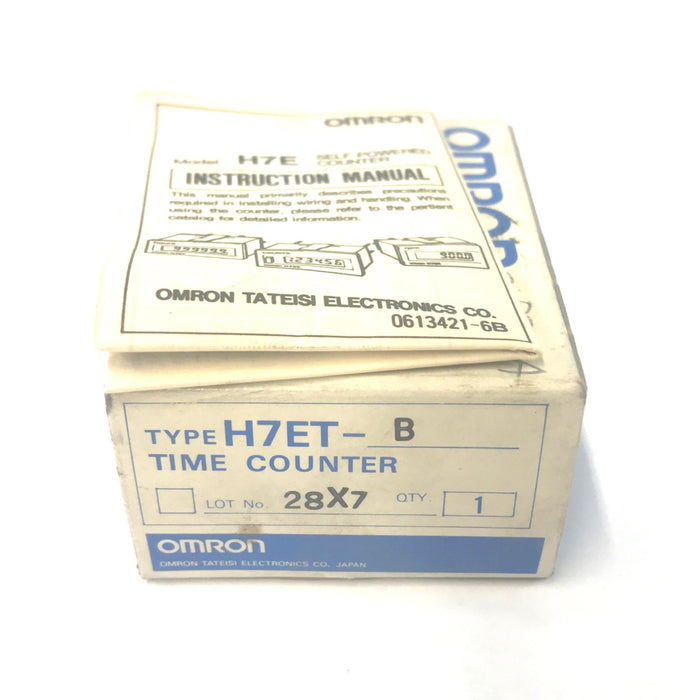 Omron Time Counter H7ET-B NOS