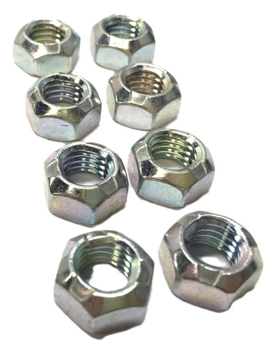 Nissan Group Hex Nut 08912-7081A [Lot of 8] NOS