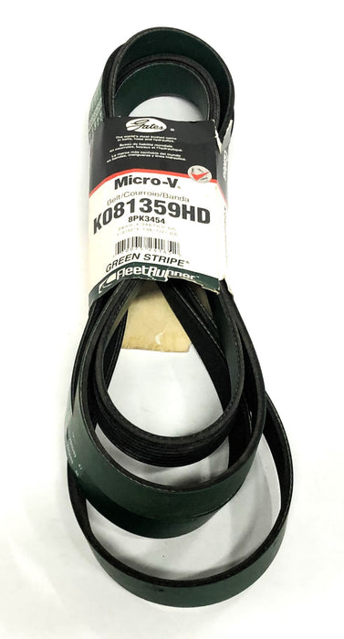 Gates FleetRunner Micro-V Green Stripe Drive Belt K081359HD (8PK3454) NOS