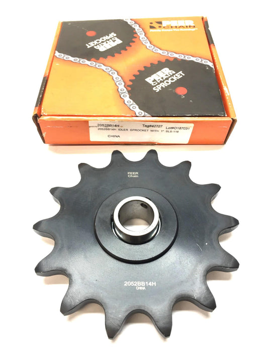 Peer Roller Sprocket w/Set Screw Bearing and Box 2052BB14H (SLS-116) NOS
