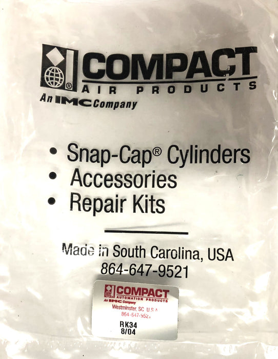 Compact Air Products Repair Kit RK34 8/04 NOS
