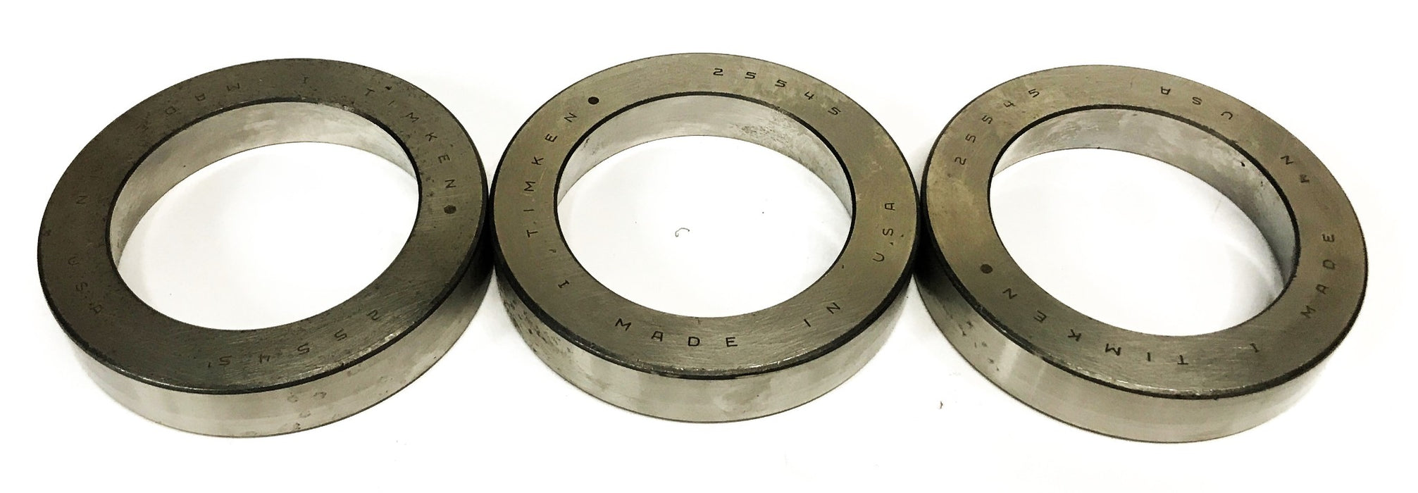 Timken Tapered Roller Bearing Cup 25545 [Lot of 3] NOS