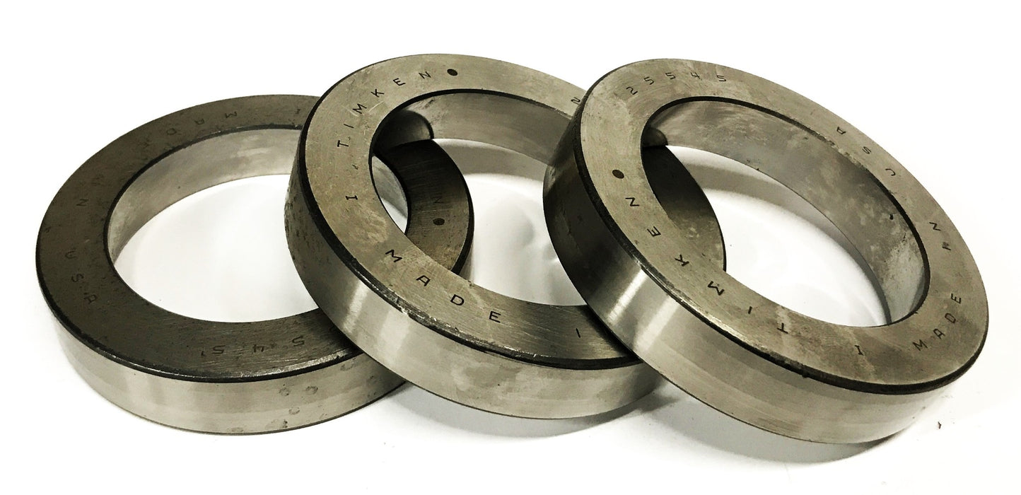 Timken Tapered Roller Bearing Cup 25545 [Lot of 3] NOS