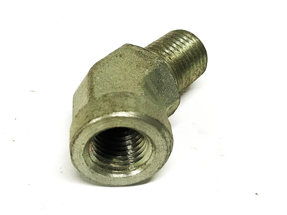 Parker Steel Zinc 1/4 inch Male x 1/4 inch Female 45-degree Elbow [Lot of 4] NOS