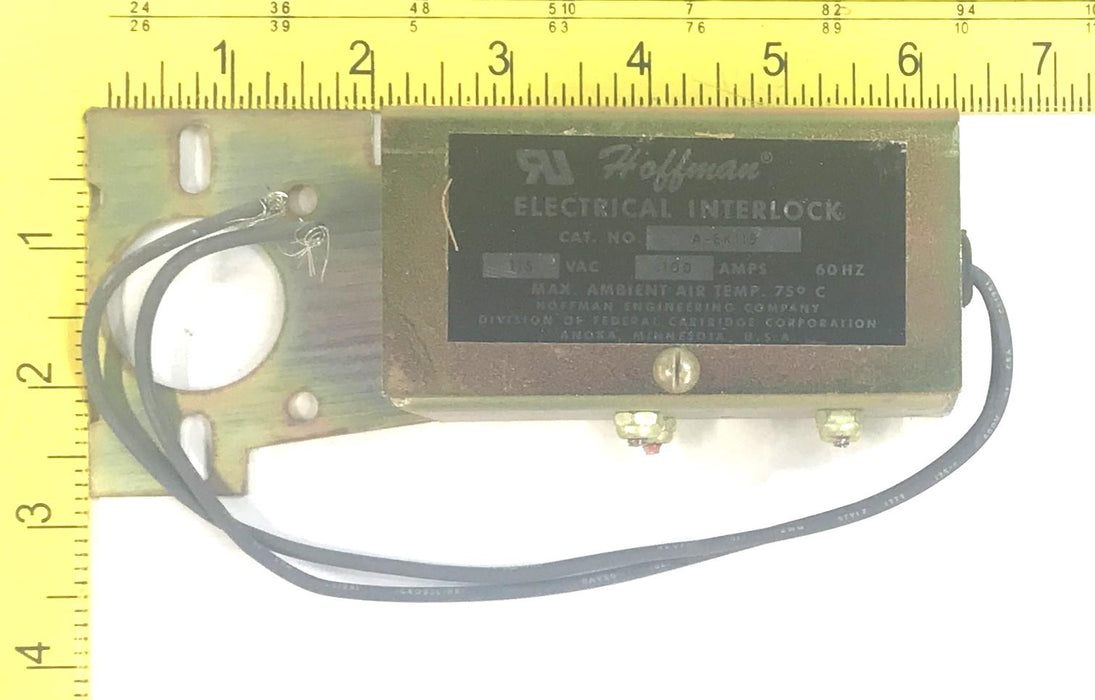 Hoffman Electrical Interlock 115 VAC .100A 60Hz A-EK115 NOS
