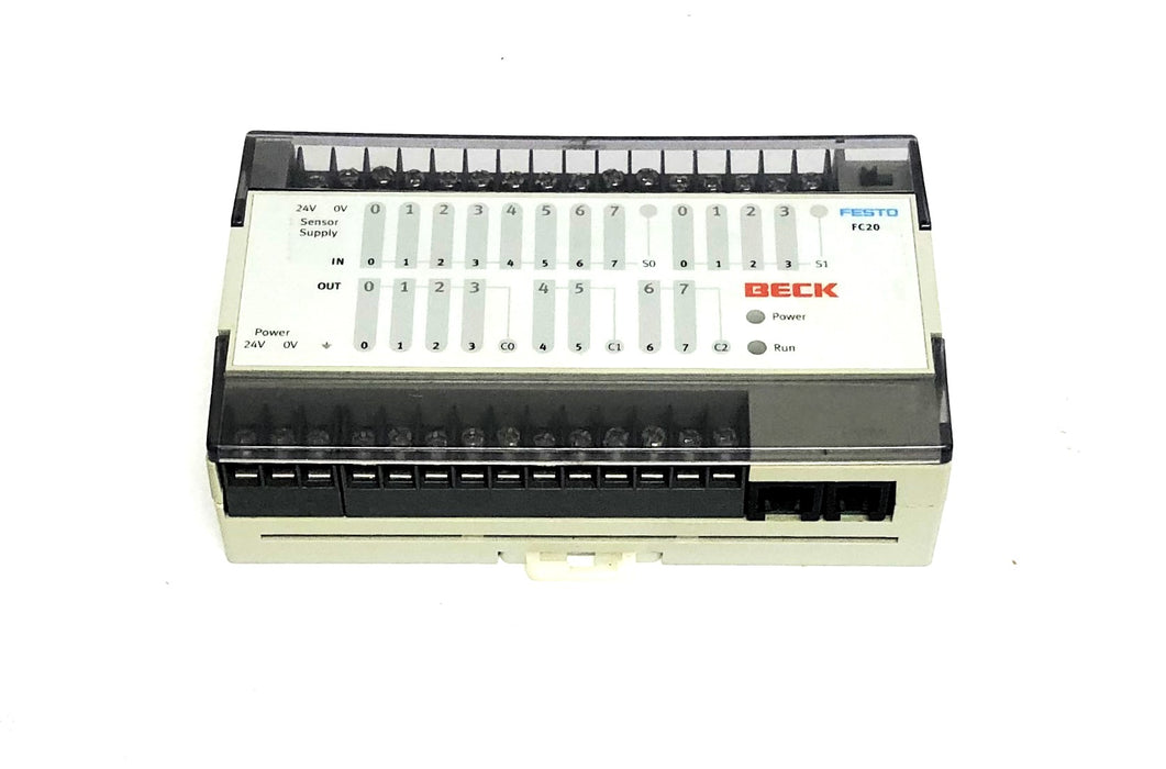 Festo Beck 24V 10W H00-S1.24 Controller FEC-FC20-FST 177428 USED