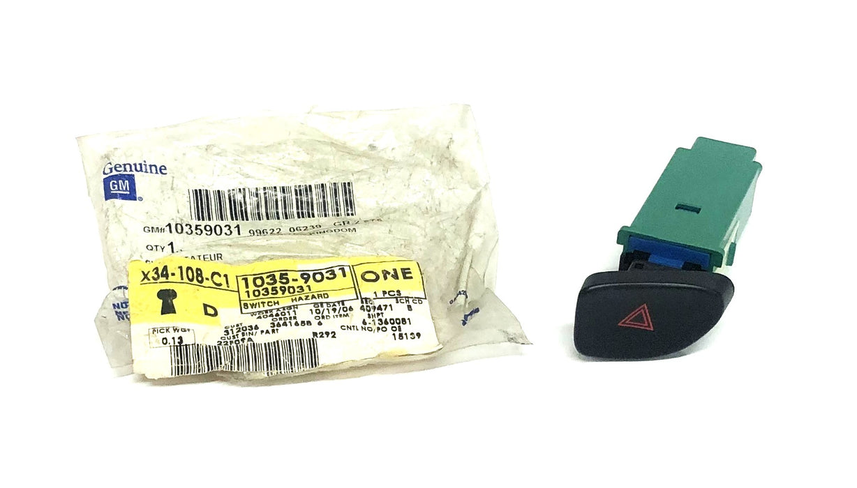GM OEM Hazard Light Switch 10359031 NOS