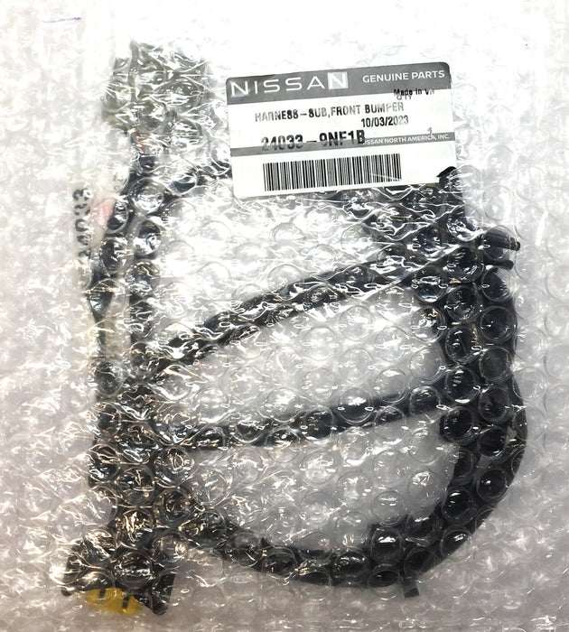 Nissan Group Front Bumper Sub-Harness 24033-9NF1B NOS