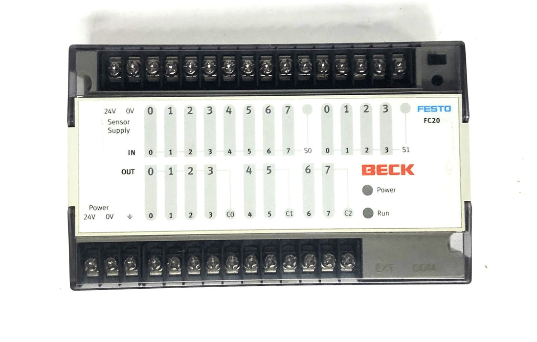 Festo Beck 24V 10W H00-S1.24 Controller FEC-FC20-FST 177428 USED