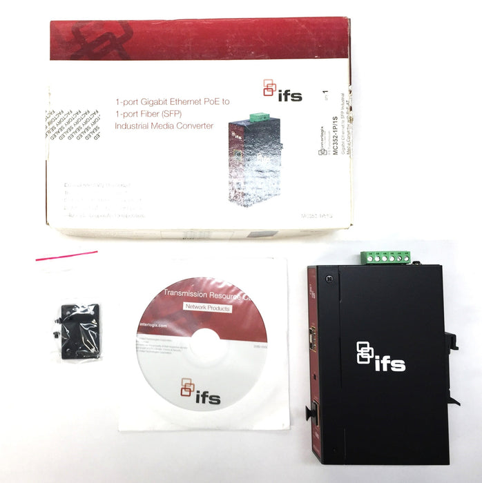 Interlogix Industrial Media Converter MC352-1P/1S NOS