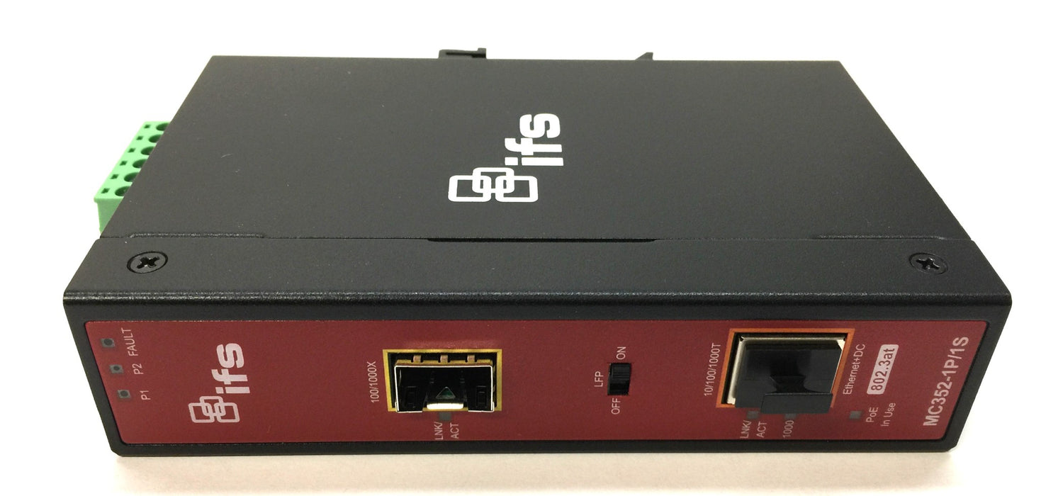 Interlogix Industrial Media Converter MC352-1P/1S NOS