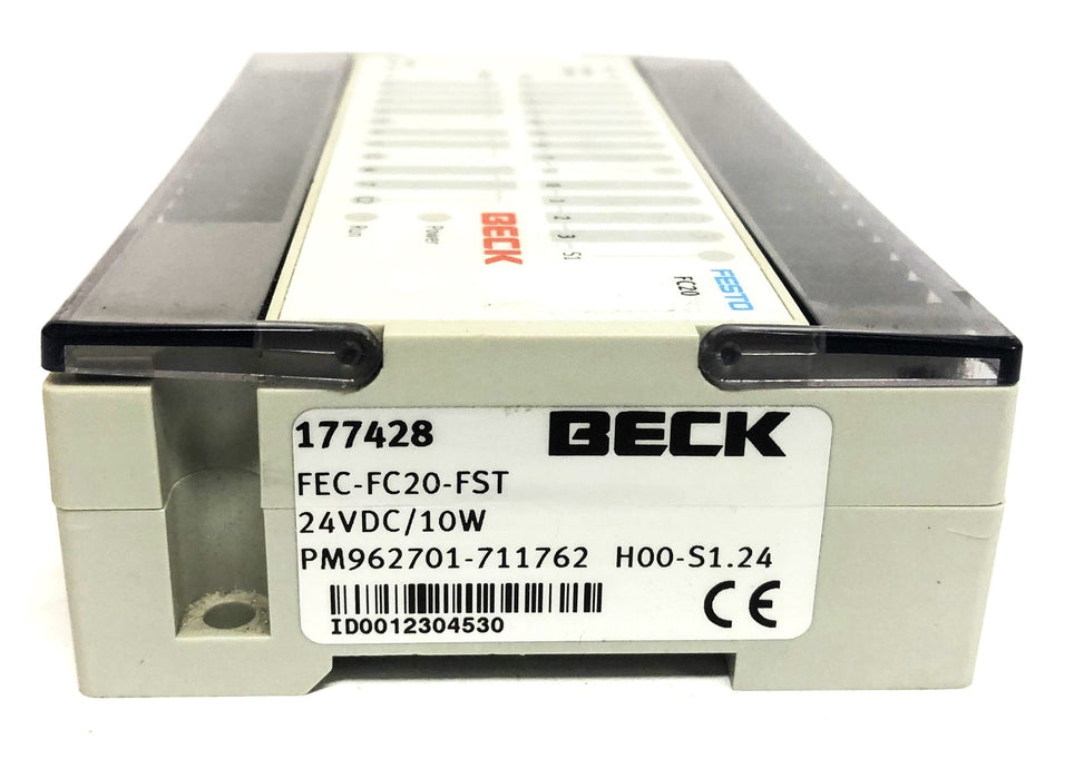 Festo Beck 24V 10W H00-S1.24 Controller FEC-FC20-FST 177428 USED