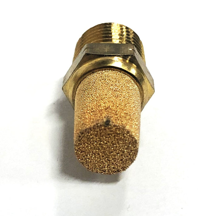 Unbranded Brass Pneumatic Air Muffler 9/16 Inch NPT Male [Lot of 18] NOS