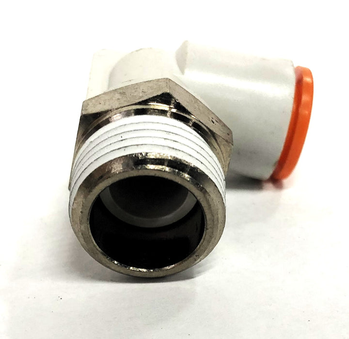 SMC Push Connect 90 Degree Elbow Male Coupling 3/8 Inch [Lot of 7] NOS