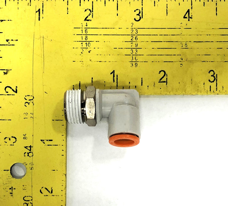 SMC Push Connect 90 Degree Elbow Male Coupling 3/8 Inch [Lot of 7] NOS