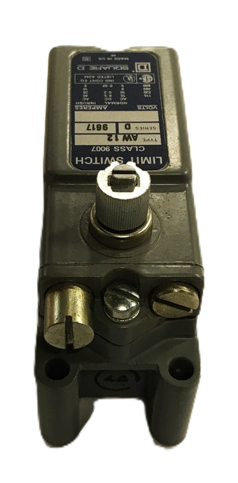 Square D Class 9007 Series D Limit Switch AW-12 (9617) NOS