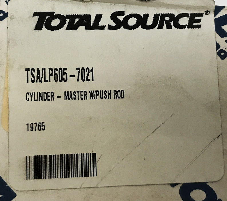 Total Source Forklift Master W/push Rod Cylinder LP605-7021 NOS