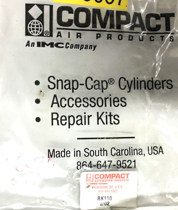 Compact Air Products Repair Kit RK118 8/02 NOS