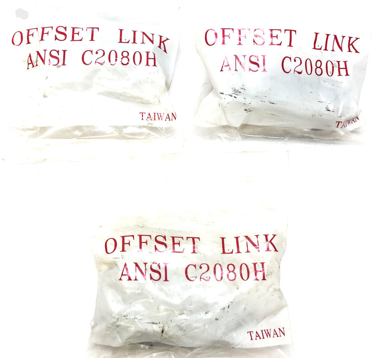 Peer Chain ANSI Offset Roller Chain Link C2080H [Lot of 3] NOS
