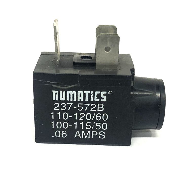 Numatics 110-120/60 100-115/50 .06Amp Solenoid Coil 237-572B USED