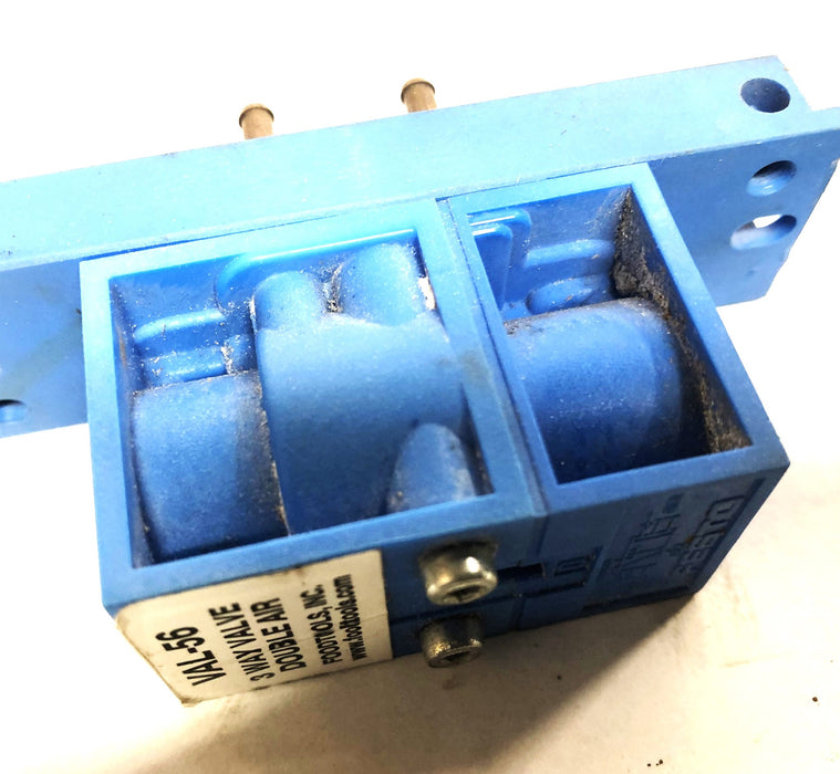 Festo Mono Block Valve And Valve Sub Bas OS-PK-3-6/3 FLP-7-PK-3 [Lot of 2] USED