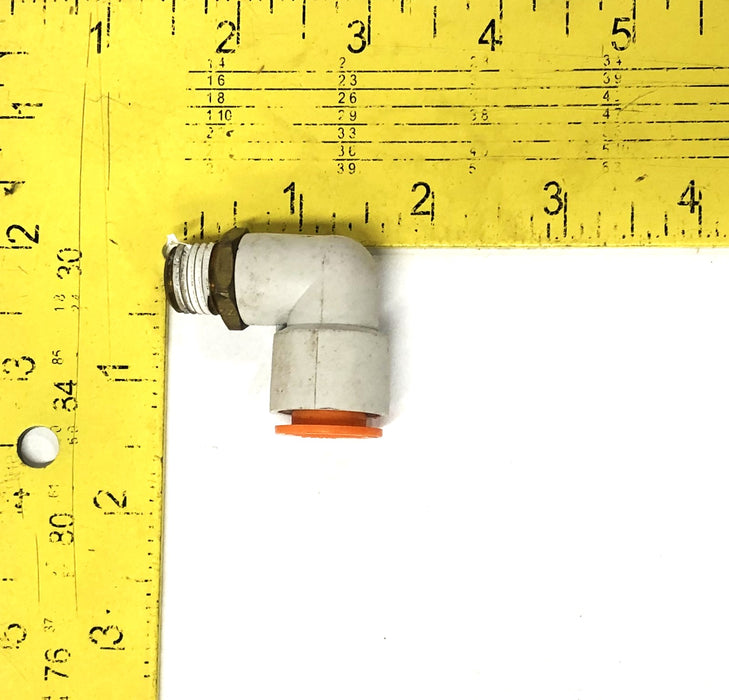 SMC Spore Push Connect Male Union Coupling 90 Degree 1/2 Inch [Lot of 3] NOS