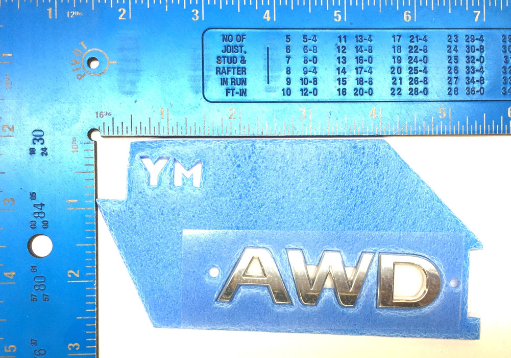 Nissan Group 'AWD' Emblem 84894-3WG0C NOS