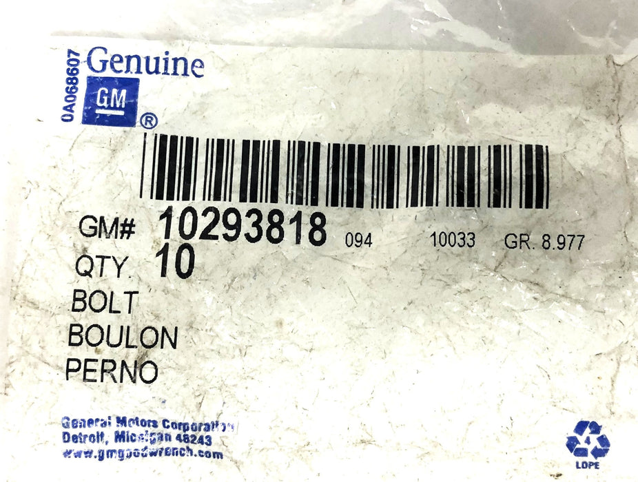 GM OEM Fender Liner Screw 10293818 [Lot of 19] NOS
