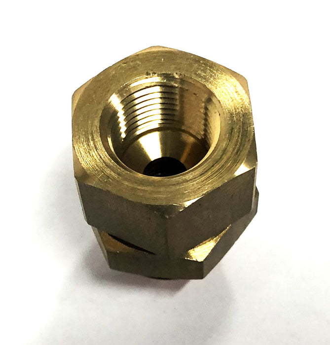 SMC 3/8IN NPT 3/8IN Tube Brass Female Bulkhead Connector KQ2E11-36 [Lot of 6]NOS