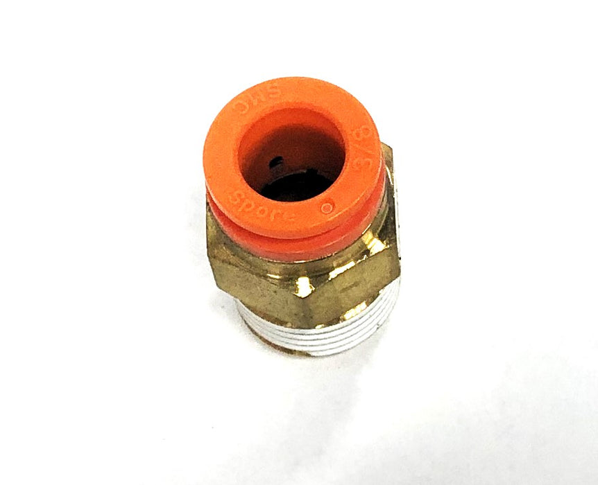 SMC 1/4IN NPT 3/8IN Tube Brass Male Bulkhead Connector KQ2H11-35S [Lot of 10]NOS