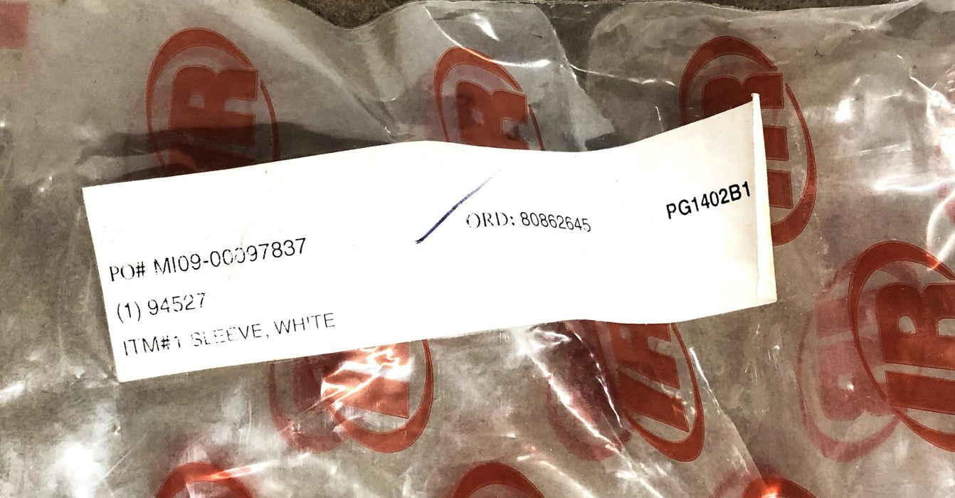 Unbranded White Replacement Sleeve For Ingersoll Rand Missing O-Rings 94527 NOS