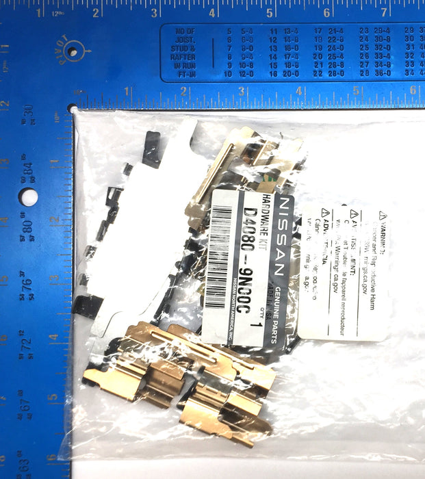 Nissan Rear Disc Brake Hardware Kit D4080-9N00C NOS