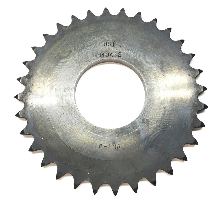UST Type-A 2" Bore Roller Chain Sprocket H40A32 NOS