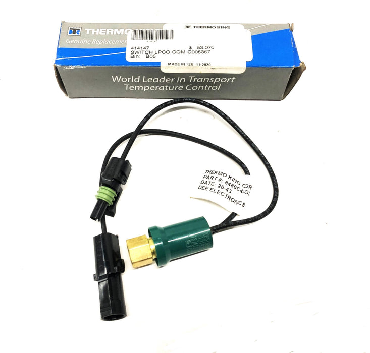 Thermo King High Pressure Cutout Switch 8480C44G35 (414147) NOS