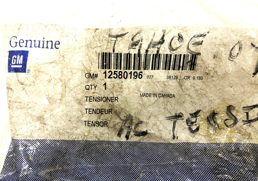 GM OEM A/C Compressor Belt Tensioner 12580196 NOS