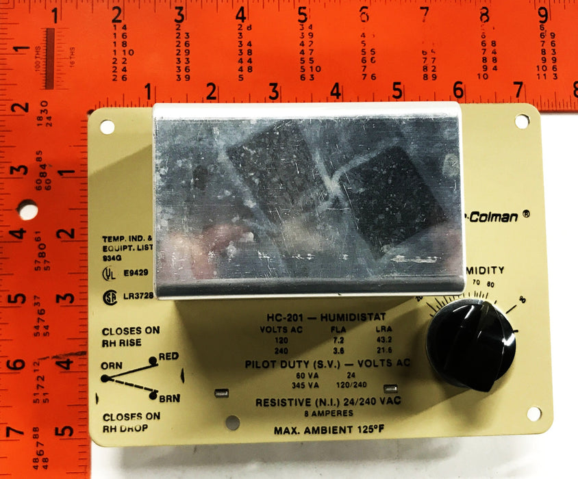 Schneider Electric 2-Position Electric Duct Humidistat HC201 NOS