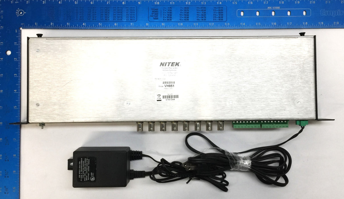 NITEK VH Series UTP Video Hub UTP Video System VH851 USED