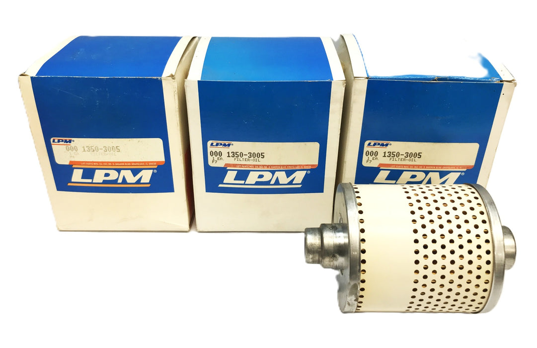 LPM Forklift Oil Filter 000-1350-3005 [Lot of 3] NOS