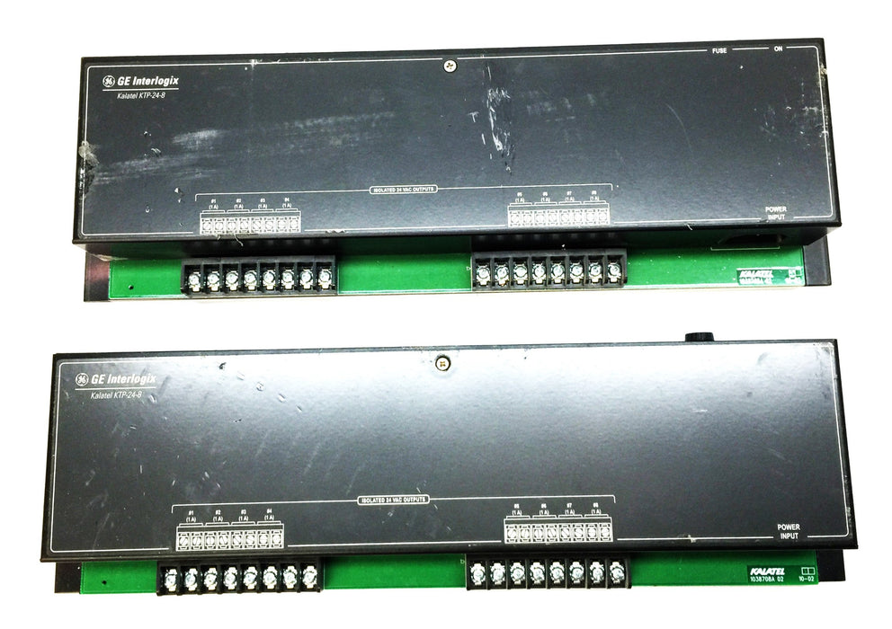 GE Interlogix Kalatel 24VAC Power Supply KTP-24-8 (Untested) [Lot of 2] USED